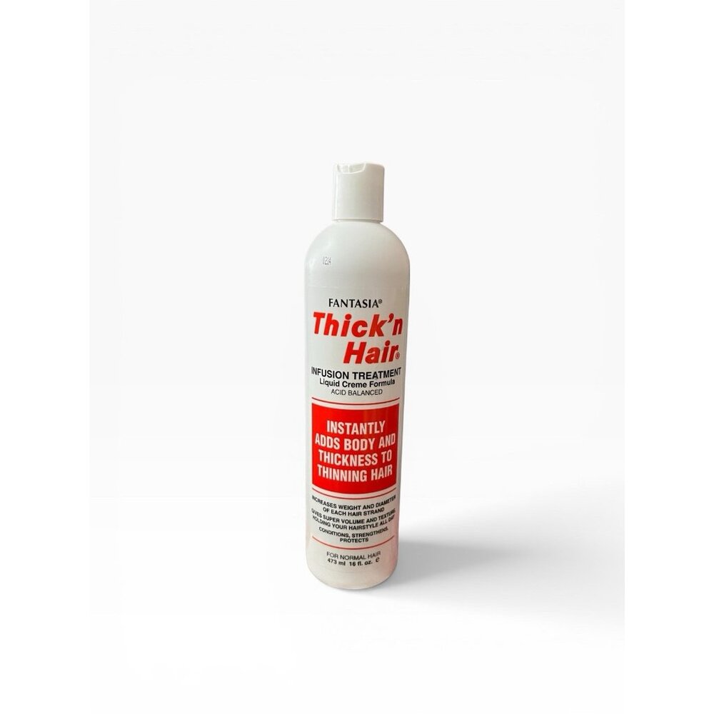 (1) Fantasia Thick'n Hair Infusion Treatment Professional 16 oz New